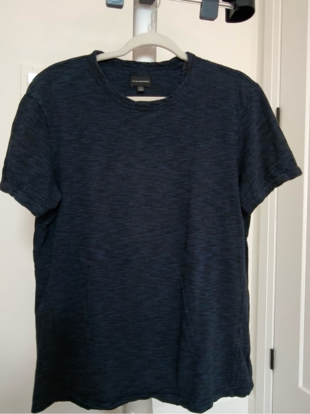 Club Monaco Navy Short-Sleeve Crew Tee